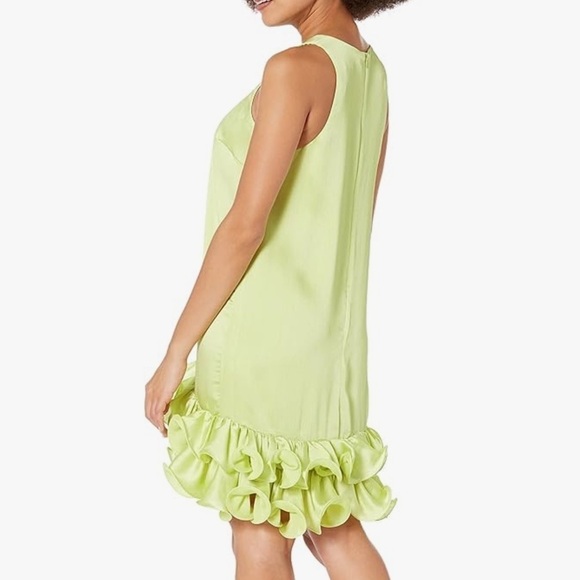NWT Trina Turk, Women's Floral Hem Cocktail Dress in Limeade, Unique, Size XS - Picture 5 of 15